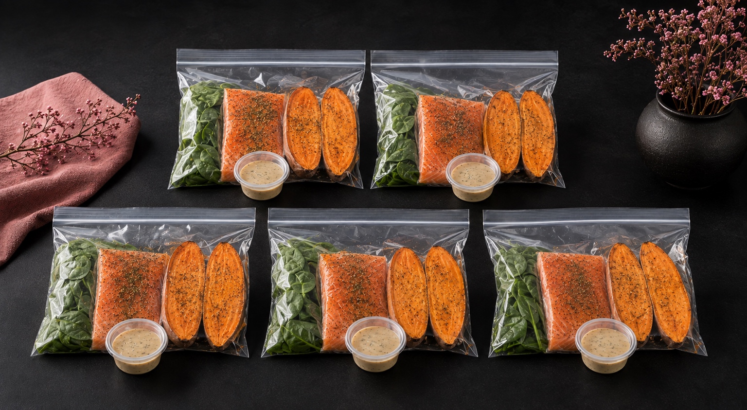 Five Sammen Finish Fresh dinner packages