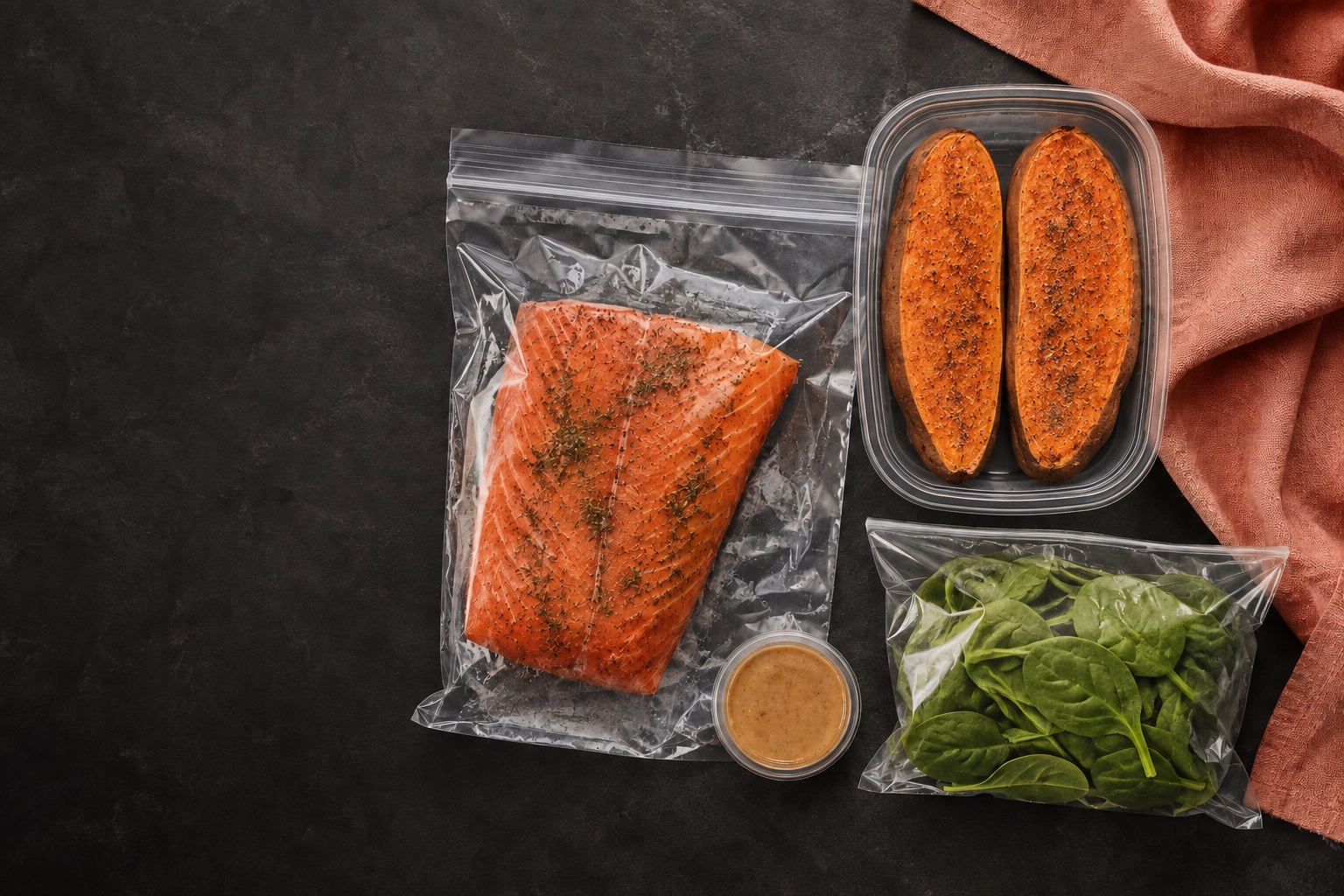 Finish Fresh meal components